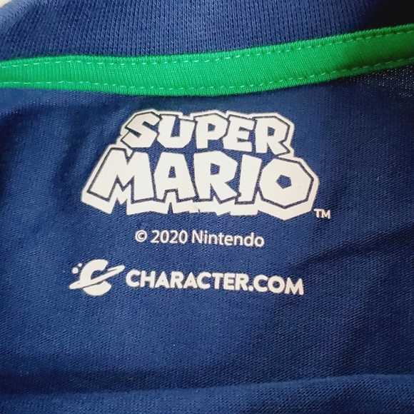 Super Mario Boys T-shirt with Front Pocket - Picture 2 of 7